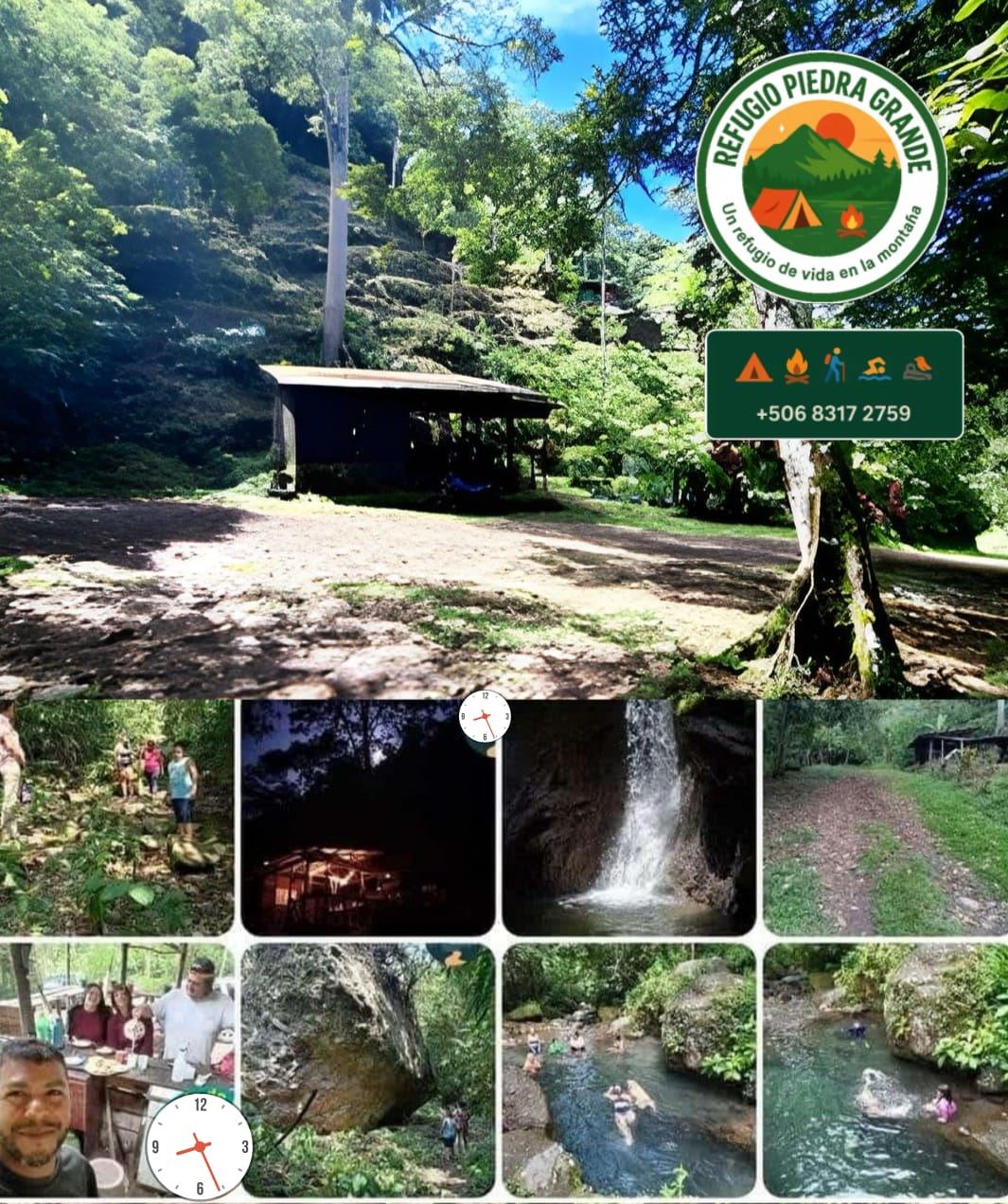Refugio de vida en la montaña